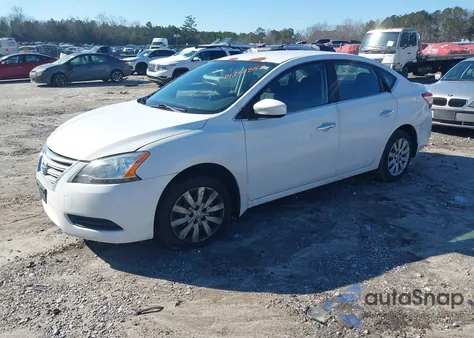 2015 Nissan Sentra S из США, поврежденный, VIN 3N1AB7AP2FY314785